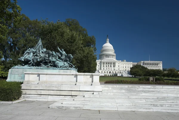 美国在华盛顿特区的国会大厦 — 图库照片