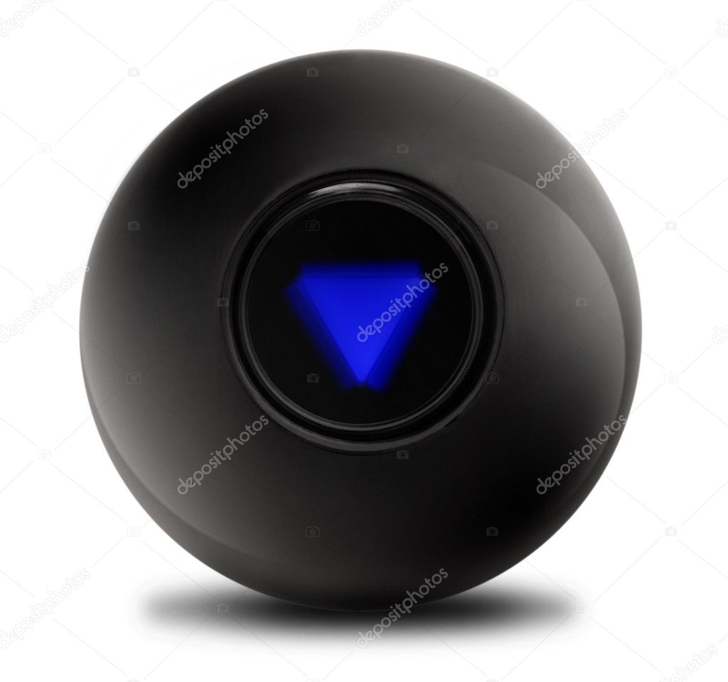 Black Magic Ball with answer Outlook not so good