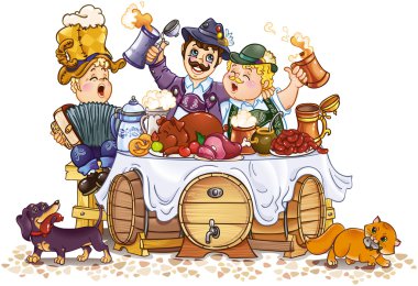 Oktoberfest festival clipart