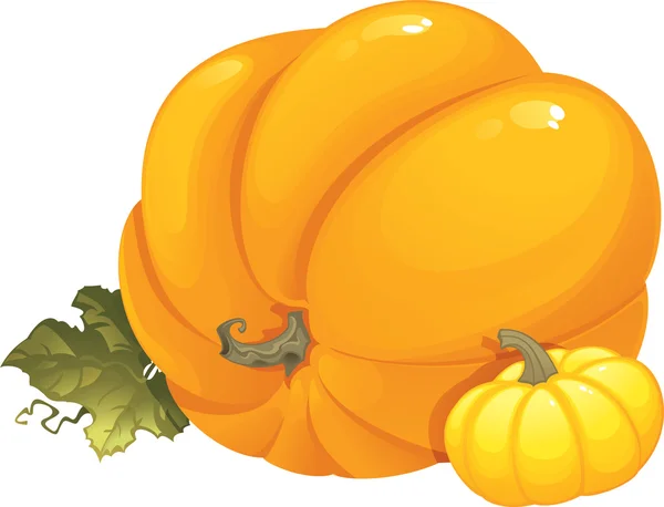 Seizoensgebonden vectorillustratie met pumpkins — Stockvector