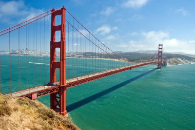 The Golden Bridge in San Francisco clipart