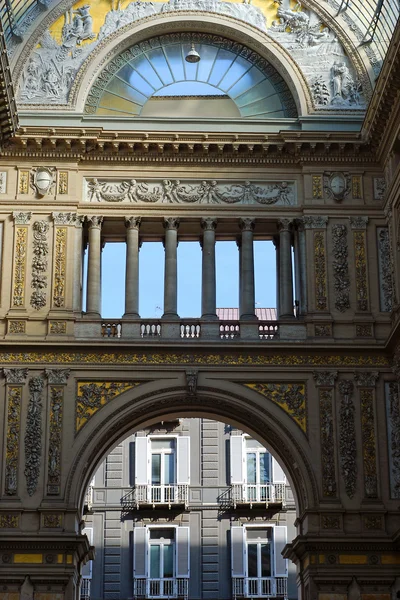 stock image View of the Galleria Umberto Uno in Naples in Italy.