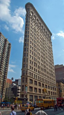 The Flatiron Building in New York City clipart