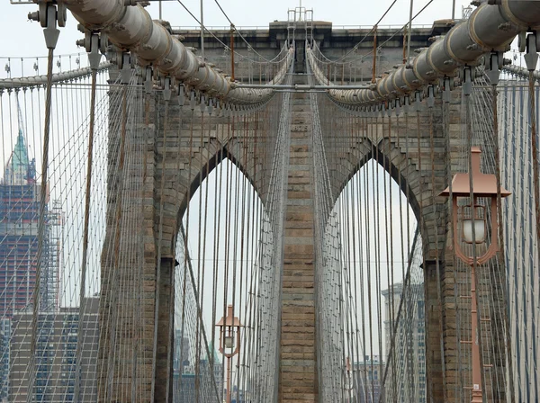 Brooklyn híd New Yorkban — Stock Fotó