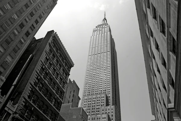 Эмпайр-стейт-билдинг в Нью-Йорке — стоковое фото