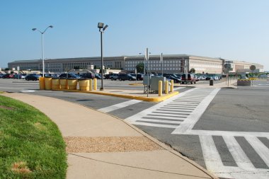 Pentagon building in Washington DC clipart