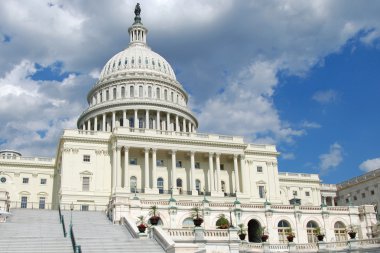 United States Capitol in Washington DC clipart