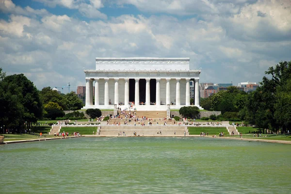 Μνημείο Λίνκολν στην Ουάσιγκτον — Φωτογραφία Αρχείου