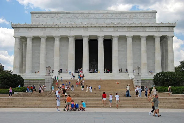 Lincoln emlékmű Washington DC-ben — Stock Fotó