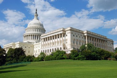 US Capitol in Washington DC clipart