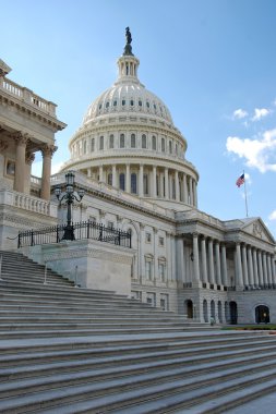 US Capitol in Washington DC clipart