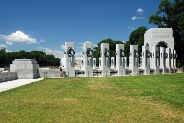 World War II Memorial in Washington DC clipart