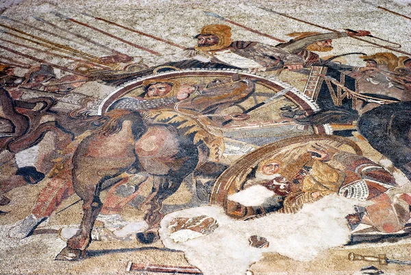 stock image Mosaic floor in Pompei