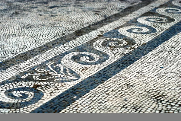 stock image Mosaic floor in Pompei