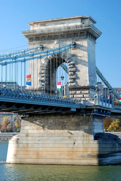 Chain Bridge v Budapešti — Stock fotografie