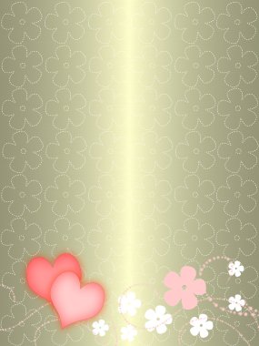 Pastel floral background clipart