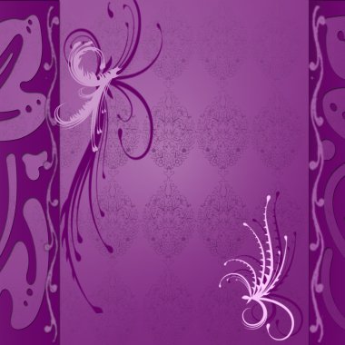 Purple vintage background clipart