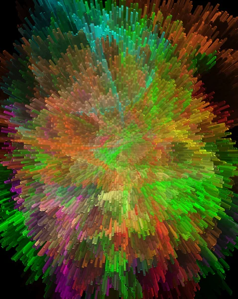 stock image An explosion of colors