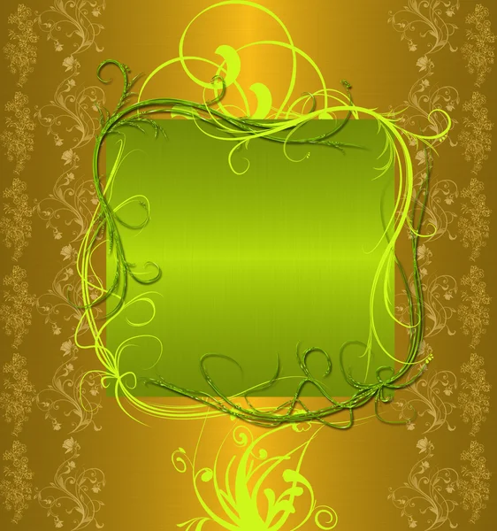 Желто-зеленый винтаж — стоковое фото