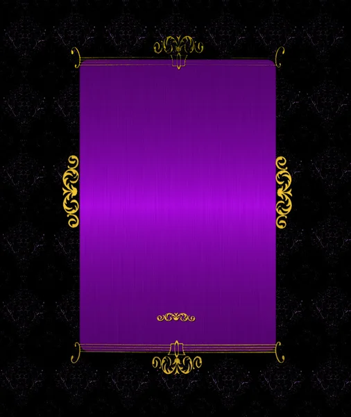 Purple vintage background with black — Stock Photo, Image