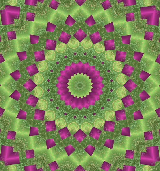 Grön med lila Sammanfattning — Stockfoto