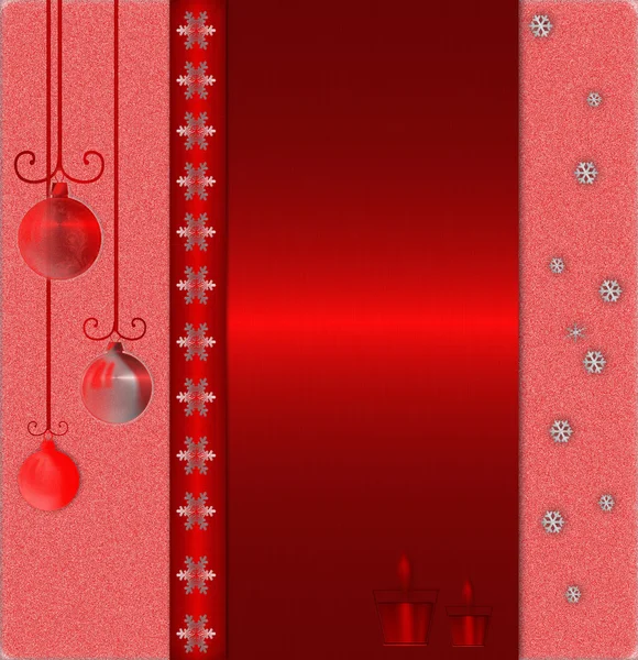 Red cristmas background — Stock Photo, Image