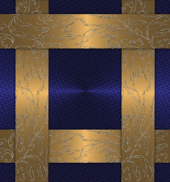 Niebieski z rocznika złota — Zdjęcie stockowe