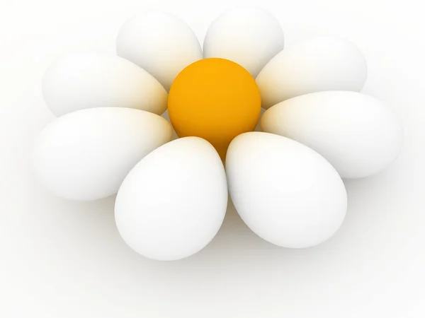 Camomilla di uovo di Pasqua — Foto Stock