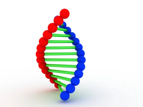 Spirala DNA komórki — Zdjęcie stockowe