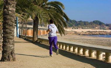 jogging girl.