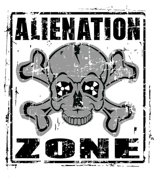 Zona de alienación — Archivo Imágenes Vectoriales