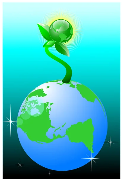 Зеленая Земля — стоковый вектор