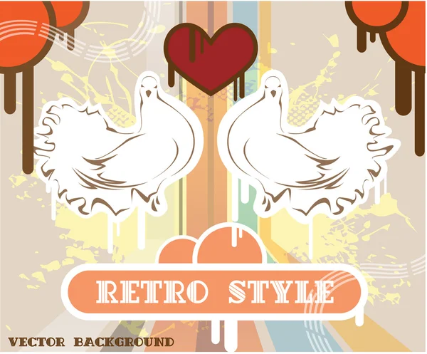 Retro styl — Stockový vektor