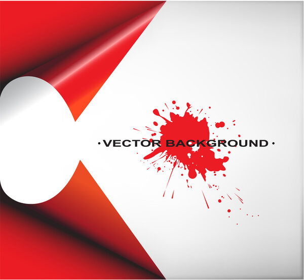 Vectorial background with a blot