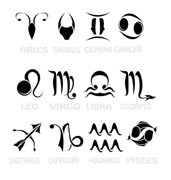 Zodiaco — Archivo Imágenes Vectoriales