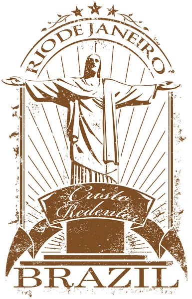 Марка Рио-де-Жанейро — стоковый вектор
