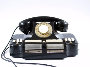 Old telephone clipart