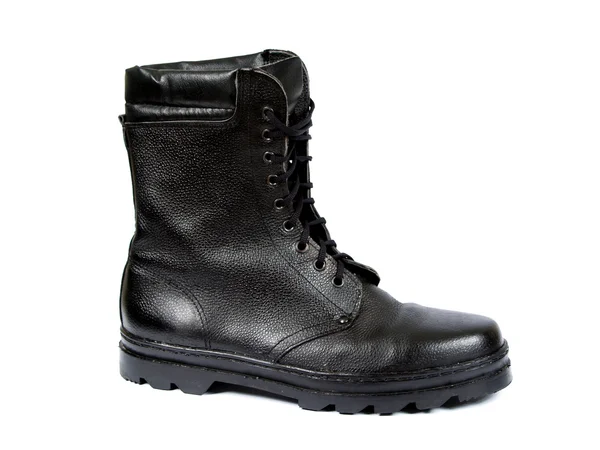 Chaussures Blackenning Army Situées Sur Fond Blanc — Photo