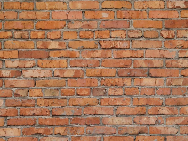 stock image Wall built from red brick