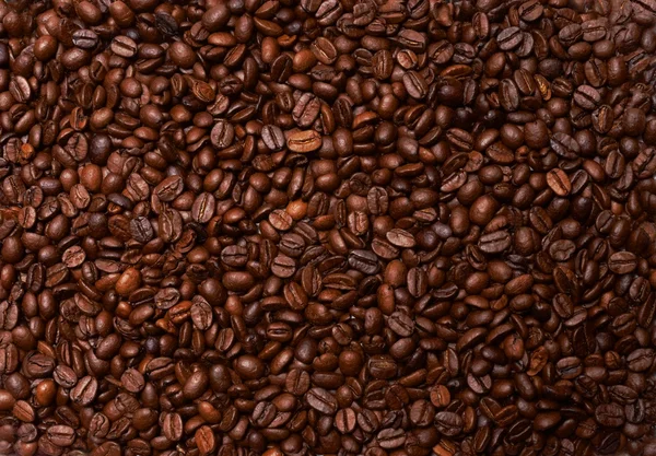 Kaffeebohnen Hintergrund Stockfoto