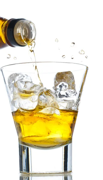 Een glas whisky. — Stockfoto