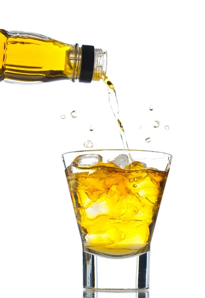 Whiskey pouring — Stock Photo, Image