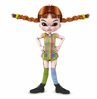 Pippi longstocking clipart