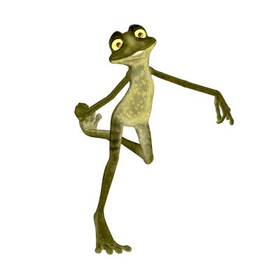 Toon frog clipart