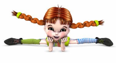 Pippi longstocking clipart