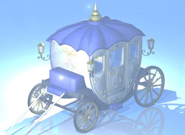 Cinderella's carriage clipart