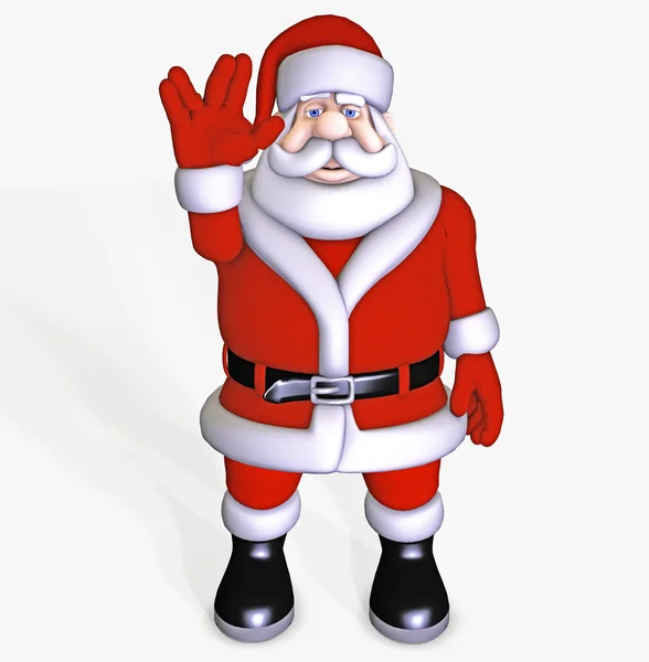 Cooler Weihnachtsmann — Stockfoto