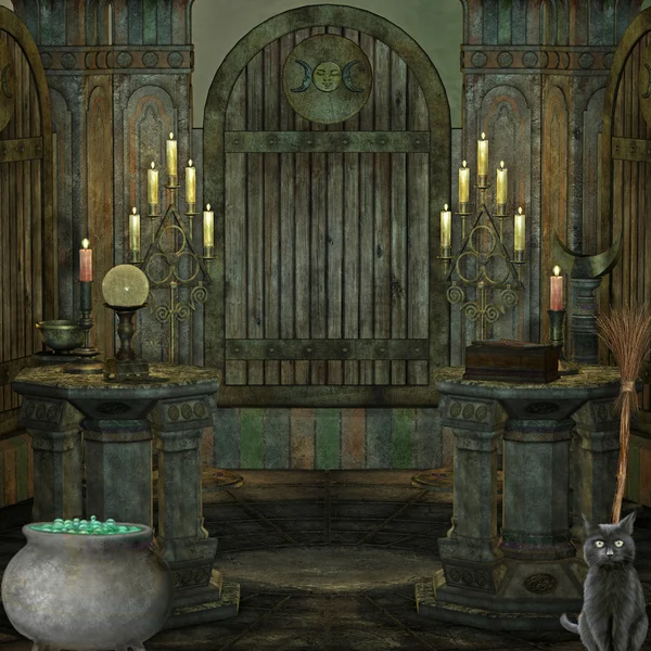 Spooky altaret — Stockfoto