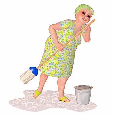 Spring cleaning clipart