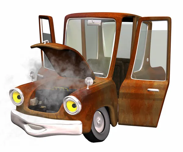 Old toon car — Stock Photo, Image